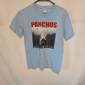 Port and Company Light Blue "Panchos Pismo Beach" Graphic Tee
